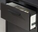 Gamingtisch >TEZAUR< LED-Wechselbeleuchtung, Schub,Tür, schwarz - 160x91x72cm (B/H/T)