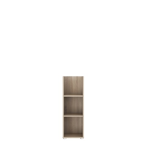 Regal >WINNIE< 2 Böden, 3 Fächer, Sonoma Eiche Dekor - 29,6x89,8x33,1cm (BxHxT)