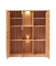Highboard >Nature One< 3 Türen, mit LED, FSC,...