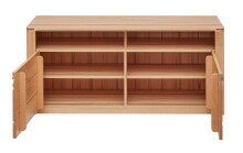 TV-Schrank >Nature One< 2 Türen, 2 Fächer, FSC, in Kernbuche teilmassiv - 131x58x45cm (B/H/T)