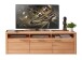 Wohnwand >Nature One< 3-teilig, mit LED, FSC, in Kernbuche teimassiv - 310x203x45cm (B/H/T)