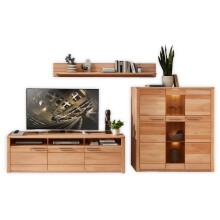 Wohnwand >Nature One< 3-teilig, mit LED, FSC, in...