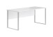 Schreibtisch >Amanda< in Weiß, Melamin und Metall - 170x77x73cm (BxHxT)