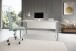 Schreibtisch >Amanda< in Weiß, Melamin und Metall - 170x77x73cm (BxHxT)