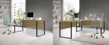 Schreibtisch >Amanda< in Eiche Artisan Dekor - 170 x 77 x 73 cm (B/H/T)