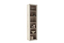 Vitrine >SANTERNO< 1 Tür, 6 Fächer, in...