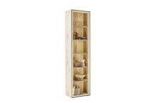 Vitrine >SANTERNO< 1 Tür, 6 Fächer, in...