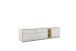 Lowboard >SANTERNO< 2 Schübe, 1 Tür, Soft withe / Viking Eiche Dekor - 199x53x50 (BxHxT)