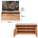 Wohnwand >Nature One< (3-teilig) Kernbuche teilmassiv - 260x170x45cm (BxHxT)