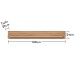Wohnwand >Nature One< (3-teilig) Kernbuche teilmassiv - 320x203x45cm (BxHxT)