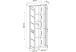 Wohnwand >Nature One< (3-teilig) Kernbuche teilmassiv - 320x203x45cm (BxHxT)