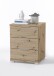 Nachtkommode >Smilla< in Artisan Eiche, Melamin - 46x61x42cm (BxHxT)