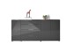 Kommode >Sean< in Anthrazit, - 226x99x40 cm ( BxHxT)