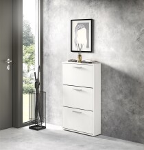 Schuhkipper >See< in Weiß, Melaminbeschichtet - 59x103x17cm (BxHxT)