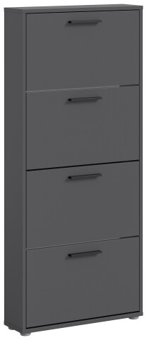 Schuhkipper >See< in Anthrazit, Melaminbeschichtet - 59x136x17cm (BxHxT)