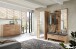 Garderobenschrank >Nature One< 2 Türen, 5 Böden, soft-close, Kernbuche teilmassiv - 74x201x40cm B/H/T
