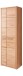 Garderobenschrank >Nature One< 2 Türen, 6 Böden, soft-close, Kernbuche teilmassiv - 65x201x40cm B/H/T