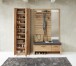 Garderoben-Set >Nature One< 3-teilig, soft-close, FSC-Kernbuche teilmassiv - 200x201x40cm (B/H/T)