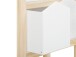 Bücherregal >Valdemar< in Weiß, Teilweise Massivholz - 60x139x30cm (BxHxT)