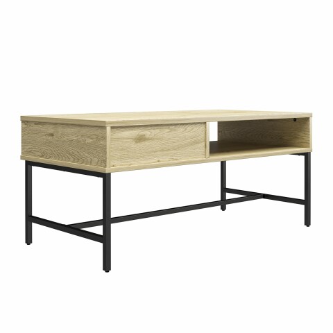 Ablagetisch >Krister< in Natur - 100x44x49 (BxHxT)