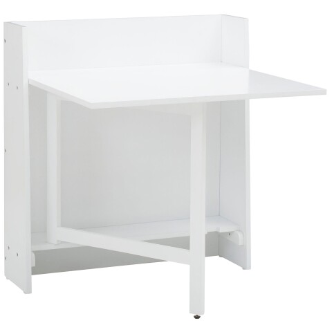 Klapptisch >Froya< in Weiß, MDF/Kiefer - 84x90x80cm (BxHxT)