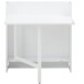 Klapptisch >Froya< in Weiß, MDF/Kiefer - 84x90x80cm (BxHxT)