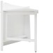 Klapptisch >Froya< in Weiß, MDF/Kiefer - 84x90x80cm (BxHxT)