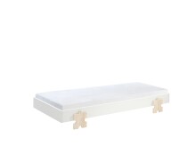 Stapelbett >Moldulo< 90x200cm, inkl. Lattenrost,...
