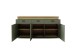 Sideboard >MONIZ< LED-Beleuchtung, Salbei grün/ Eichenfarben Dekor - 156x83x44 (BxHxT)