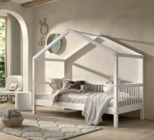 Hausbett >Buche Massiv< Rollrost, 90x200cm, Buche...