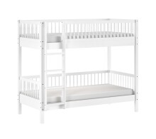 Etagenbett >Buche Massiv< Rollrost, 2x 90x200cm,...
