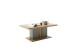 Couchtisch >MONIZ< in Salbei-Grün/ Eichenfarben Dekor - 115x45x65 (BxHxT)