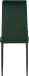 4-Fußstuhl >Maia< (2er-Set) in Grün, Samt/Metall - 42x98x53cm (BxHxT)