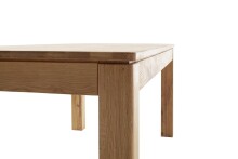 Esstisch >ETNA< FSC-Massiv-Holz, Ast-/Balkeneiche Wildeiche geölt - 200x77x100 (BxHxT)