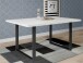Tischplatte >TABLES< in Weiss - 160x3,8x90cm (BxHxT)