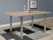 Esstisch >TABLES< Sonoma Eiche Dekor, U-Metallgestell rohstahl - 160x74,7x90cm (BxHxT)