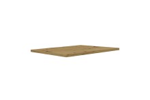 Esstisch >TABLES< Artisan Eiche Dekor, U-Metallgestell rohstahl - 160x74,7x90cm (BxHxT)