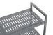 Schuhregal >55816< in anthrazit, Metall - 73x90x25cm (BxHxT)