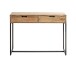 Konsole >54966< in akazie, schwarz, Massivholz, Metall - 100x75x35cm (BxHxT)
