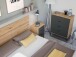 Komplettschlafzimmer >ENZO< (6-teilig) Nodi Eiche Dekor / Anthrazitgrau