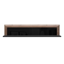Wandboard >SAVONA< in Schlammeiche Dekor / schwarz...