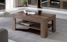 Couchtisch >SAVONA< mit Ablageboden, in Schlammeiche - 110x45,5x60cm (BxHxT)
