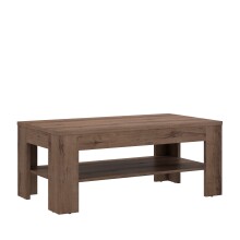 Couchtisch >SAVONA< mit Ablageboden, in Schlammeiche - 110x45,5x60cm (BxHxT)