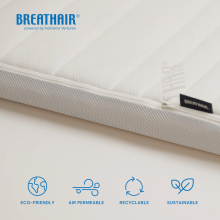 Breathair® Topper 90x200 cm | Waschbar & Atmungsaktiv