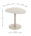 Beistelltisch >59139< in grau (Kaschmirgrau) - 51x42x41 (BxHxT)