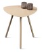 Beistelltisch >Mira 2< in cremeweiß, Metall cremeweiß - 50x50x50cm (LxBxH)