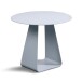 Beistelltisch >Freddy 1< in grau, Metall grau pulverbeschichtet - 38x45cm (HxD)