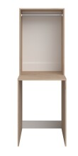 Mehrzweckschrank-Set >Laundry 2< (3-teilig) Eiche Dekor / Weiss - 204x184x67 (BxHxT)
