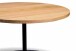 Couchtisch >Leo 1< in schwarz + Wildeiche Massivholz, Massivholz - 45x70 (HxD)
