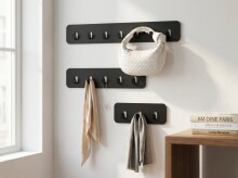 Garderobenleiste >Tilly 3< 7 Haken, anthrazit,...